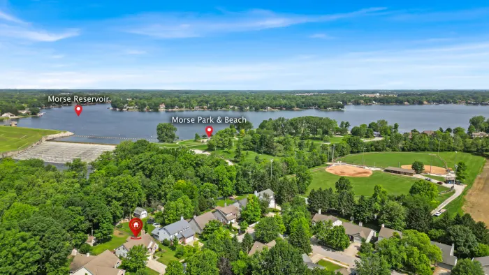 Aerial with Morse Reservoir markers