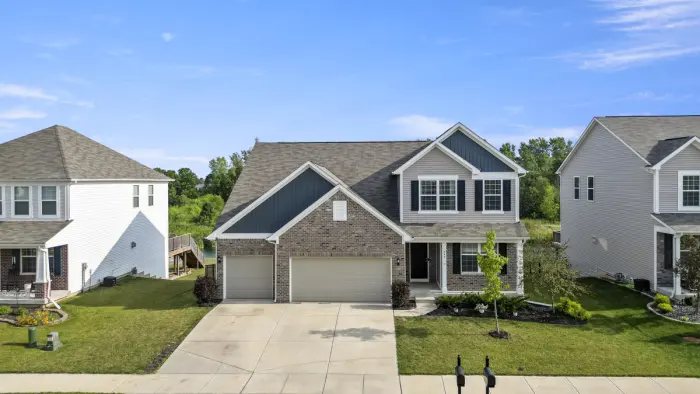 Brick two-story home