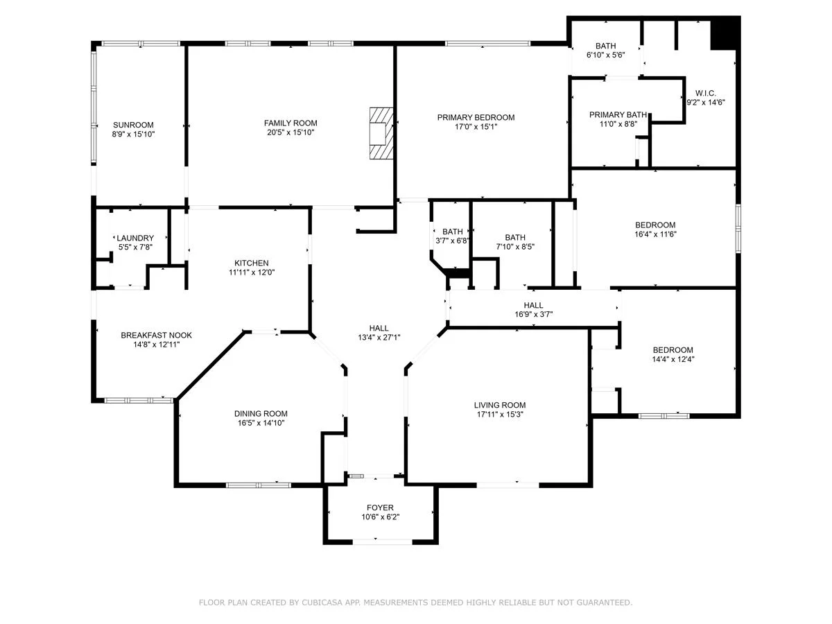 2D floor plan with dimensions